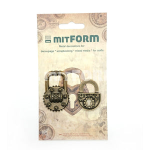 Mitform Embellishment, Metal - Padlocks 1