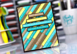 Taylored Expressions Stamp, Simple Strips - Birthday