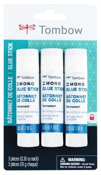 MONO Adhesive, Glue Stick - Small (3pk)