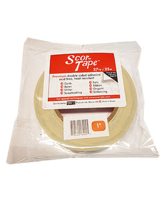 Scor-Pal Adhesive Tape, 1" (25mm)